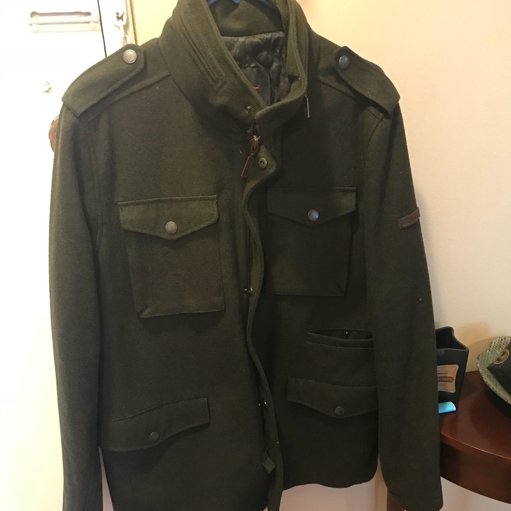 Men’s Ben Sherman M coat deep hunter green